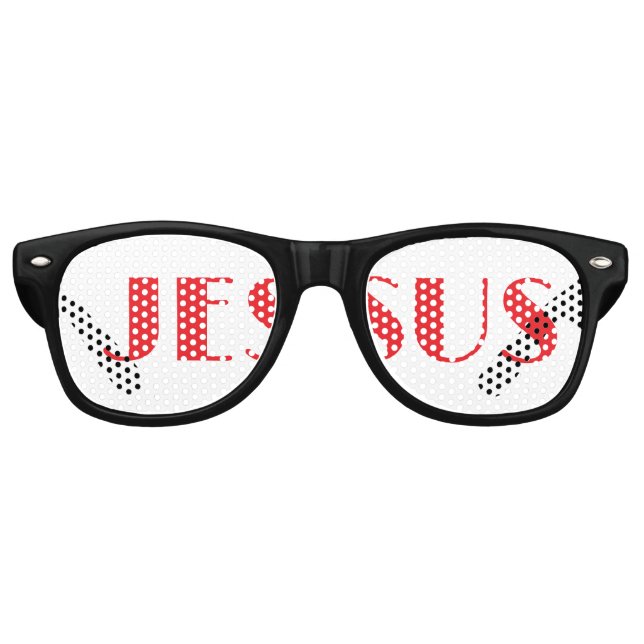 Jesus Glasses Partybrille (Vorderseite)
