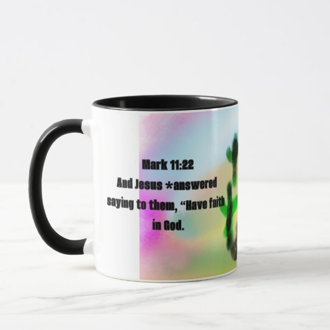 Jesus Glaube  Tasse (Links)