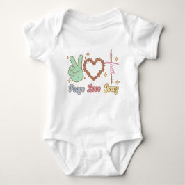 Jesus, God, Christian, custom bodysuit for baby Baby Strampler
