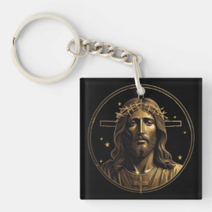 Jesus Gold 1 Schlüsselanhänger