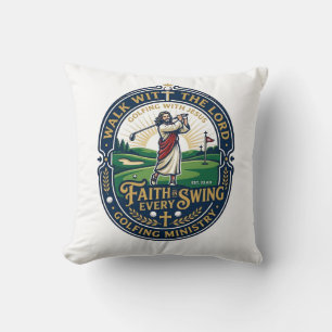 Jesus Golf-Shirt Glaubensbasiertes Design_1 Kissen