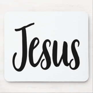Jesus Gospel Grafik Ästhetische Christliche Zitate Mousepad