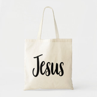 Jesus Gospel Grafik Ästhetische Christliche Zitate Tragetasche