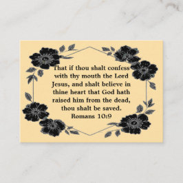 Jesus Gospel Tract Card Visitenkarte
