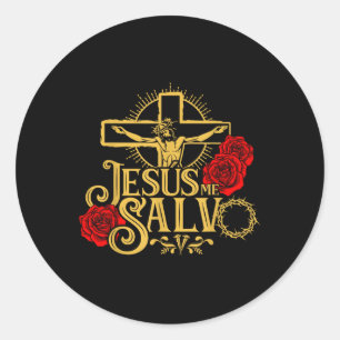Jesus Gott Lover Jesus Es El Camino La Verdad Y La Runder Aufkleber