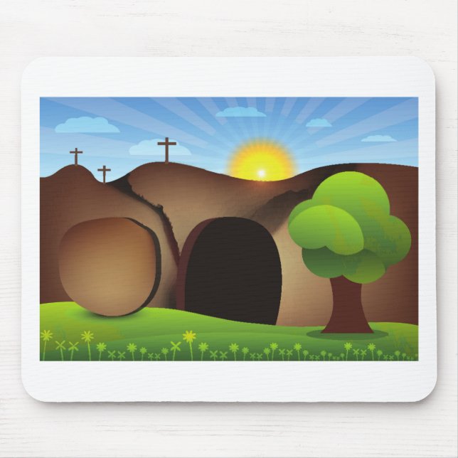 Jesus Grab Mousepad (Vorne)