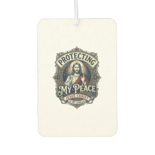 Jesus Grenzen Selbstachtung Shirt Glaube Basiertes Autolufterfrischer