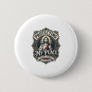 Jesus Grenzen Selbstachtung Shirt Glaube Basiertes Button