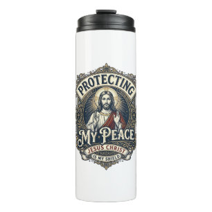 Jesus Grenzen Selbstachtung Shirt Glaubensbasiert  Thermosbecher