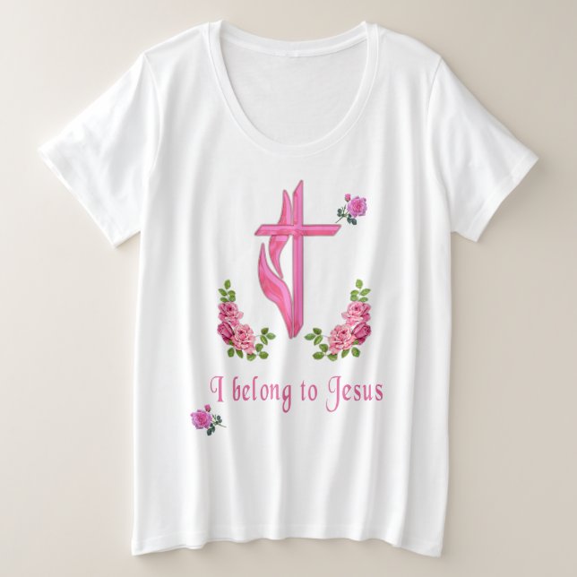 Jesus Große Größe T-Shirt (Design vorne)