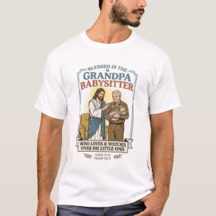 Jesus Großeltern Babysitting Humor T-Shirt Glaube 