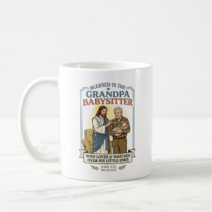 Jesus Großeltern Babysitting Humor T-Shirt Glaube Kaffeetasse