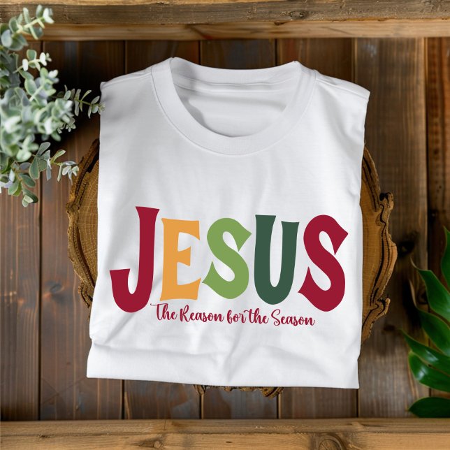 Jesus Grund für die Christliche Weihnachtszeit T-Shirt (Von Creator hochgeladen)