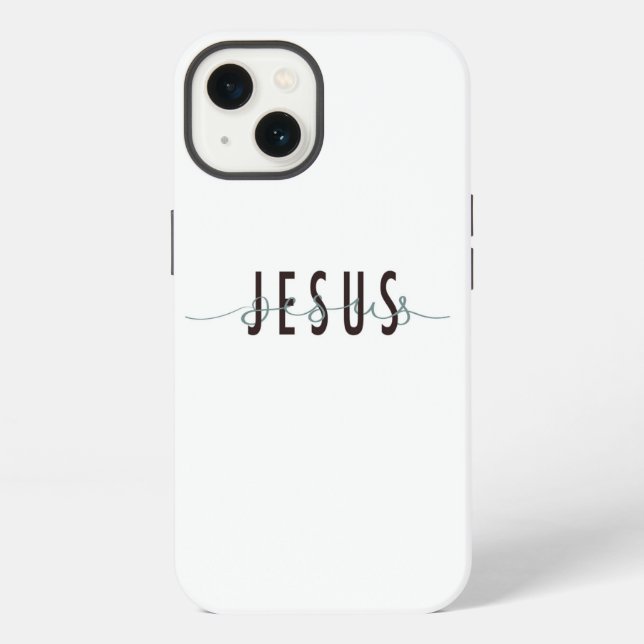 Jesus-Handyhülle iPhone Hülle (Rückseite)