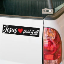 Jesus hat alles bezahlt Aufkleber