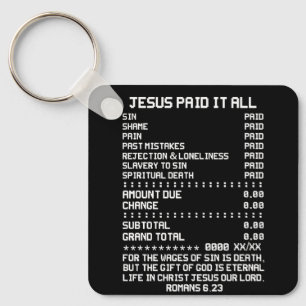 Jesus hat alles Christentum Christliche Bibel Rom  Schlüsselanhänger