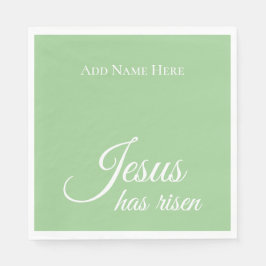 Jesus hat Christliches Ostern von Angewohnheit zu  Serviette