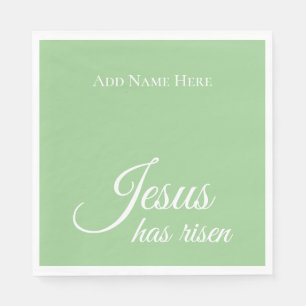 Jesus hat Christliches Ostern von Angewohnheit zu  Serviette