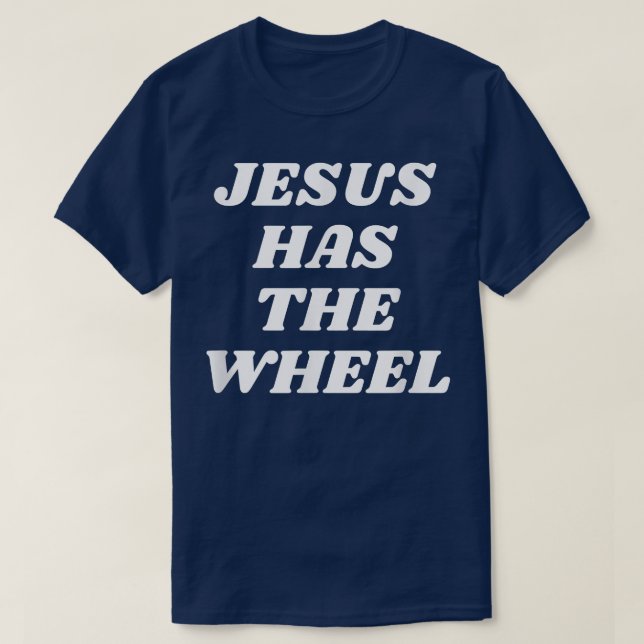 Jesus hat das Rad  T-Shirt (Design vorne)
