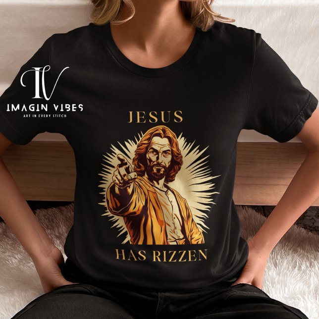 Jesus hat das Shirt zerrissen - er zeigt Jesus T-S (Elevate your religious attire with our Jesus Has Risen shirt. This pointing out Jesus t-shirt is per)