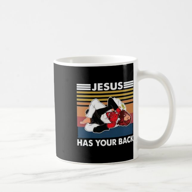 Jesus hat deinen Karate Kaffeetasse (Rechts)