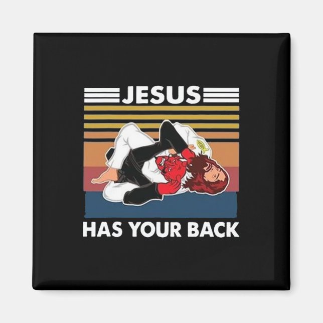 Jesus hat deinen Karate Magnet (Vorne)