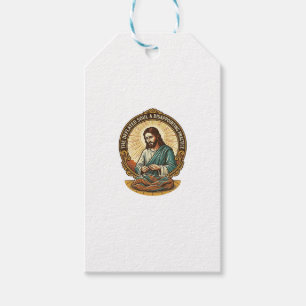 Jesus hat den flachen Yoga-Ball komplett entleert  Geschenkanhänger