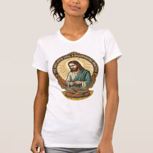 Jesus hat den flachen Yoga-Ball komplett entleert T-Shirt