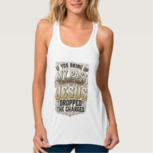 Jesus hat die Anklage fallen gelassen Vintage Chri Tank Top