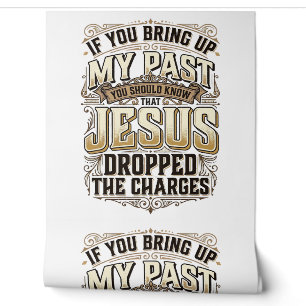 Jesus hat die Anklage fallen gelassen Vintage Chri Tapete