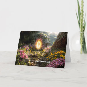 Jesus hat die Osterkarte wiederbelebt Karte