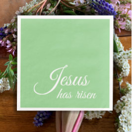 Jesus hat ein elegantes Christliches Osterfest im  Serviette