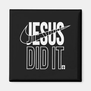 Jesus hat es getan, er ist auferstanden, christlic magnet
