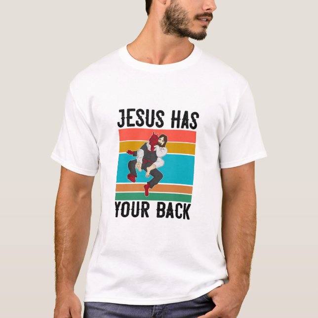 Jesus hat Ihren brasilianischen Jiu Jitsu-Gabe Chr T-Shirt (Vorderseite)