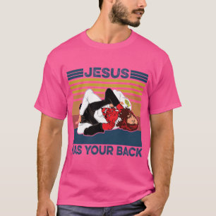 Jesus hat Ihren Rücken brasilianische Jiu Jitsu T- T-Shirt