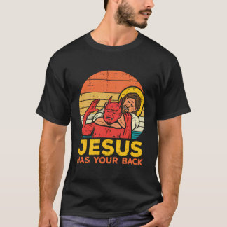 Jesus hat Ihren Rücken Jiu Jitsu Christlich T-Shirt