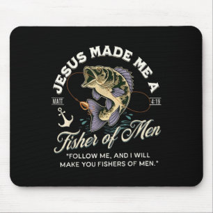 Jesus hat mich zu einem Fisch der Männer gemacht,  Mousepad
