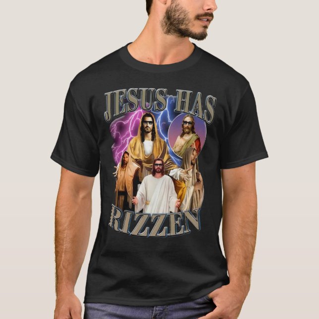 Jesus hat Rizzen T-Shirt (Vorderseite)
