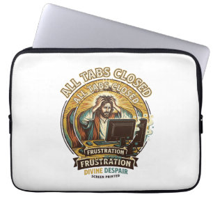 Jesus hat versehentlich alle Browser-Tabs geschlos Laptopschutzhülle