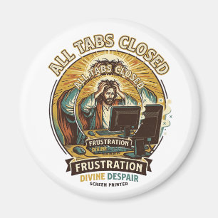 Jesus hat versehentlich alle Browser-Tabs geschlos Magnet