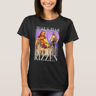 Jesus hat Vintage Christliche Gestaltung Rizzen Je T-Shirt