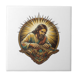 Jesus hat winzige SD-Karte fallen gelassen Verlore Fliese