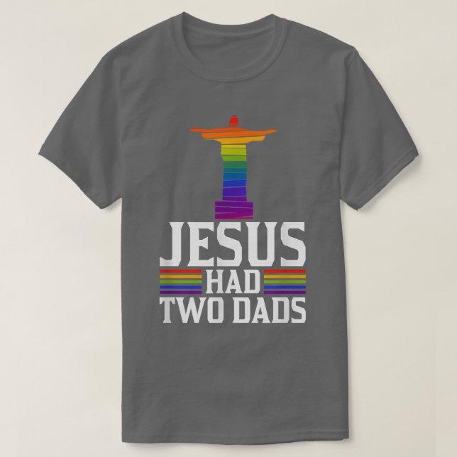 Jesus hatte zwei Väter Trendy Funny Niedlich Chris T-Shirt (Design vorne)