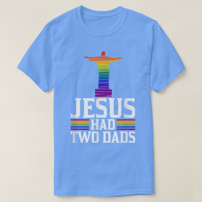 Jesus hatte zwei Väter Trendy Funny Niedlich Chris T-Shirt (Design vorne)
