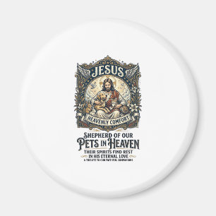 Jesus Haustier Gedenk Erinnerungs-Shirt Christlich Magnet