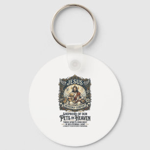 Jesus Haustier Gedenk Erinnerungs-Shirt Christlich Schlüsselanhänger