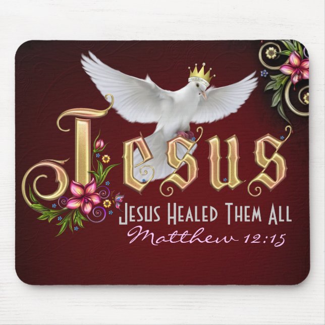 Jesus Heals #2 Mousepad (Vorne)