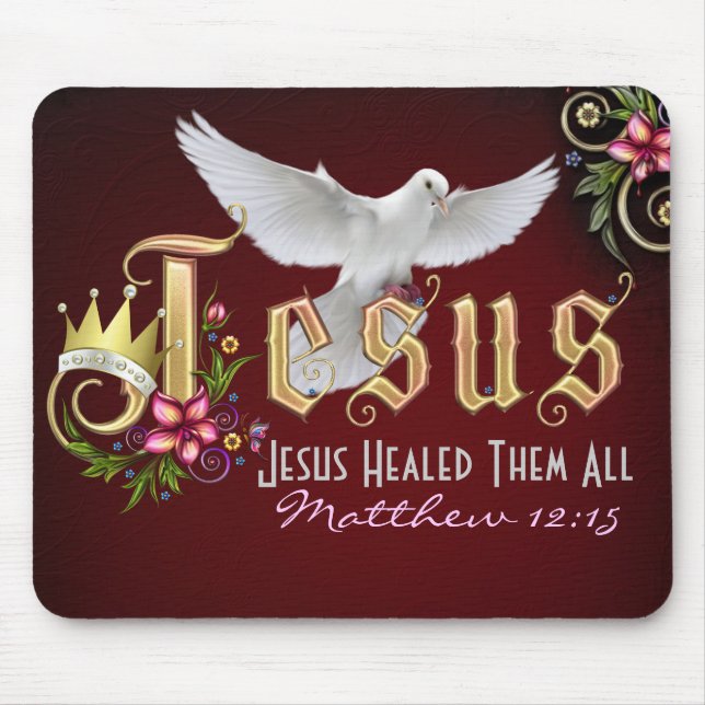 Jesus Heals Mousepad (Vorne)