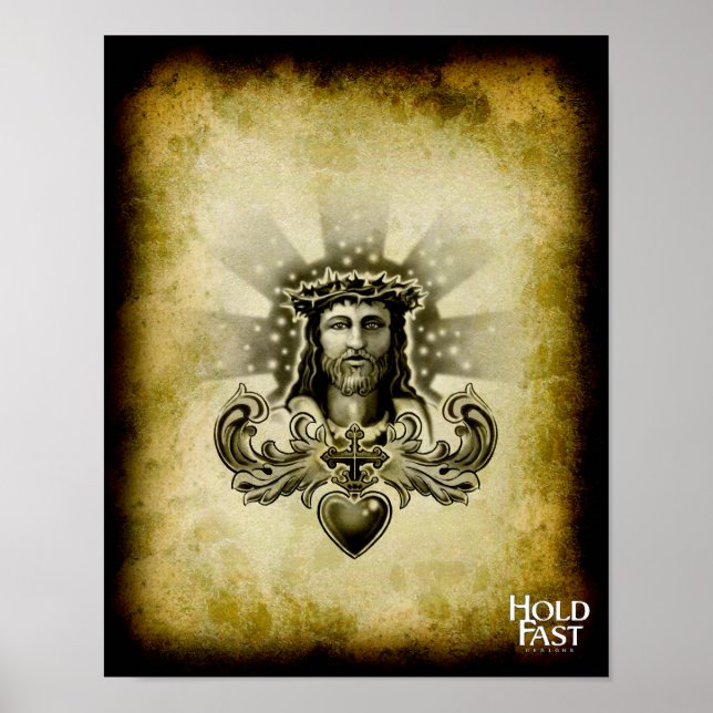 Jesus Heart Poster (Vorne)