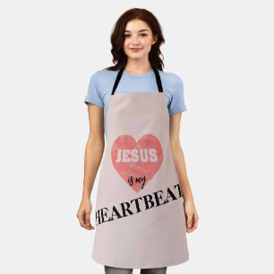 Jesus heartbeat Schürze